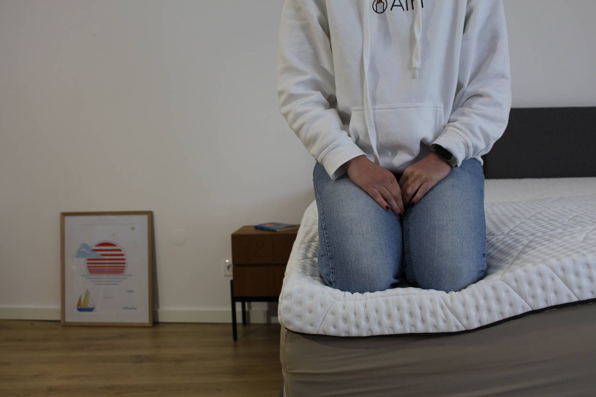 soutien sur les bords sur surmatelas emma elite